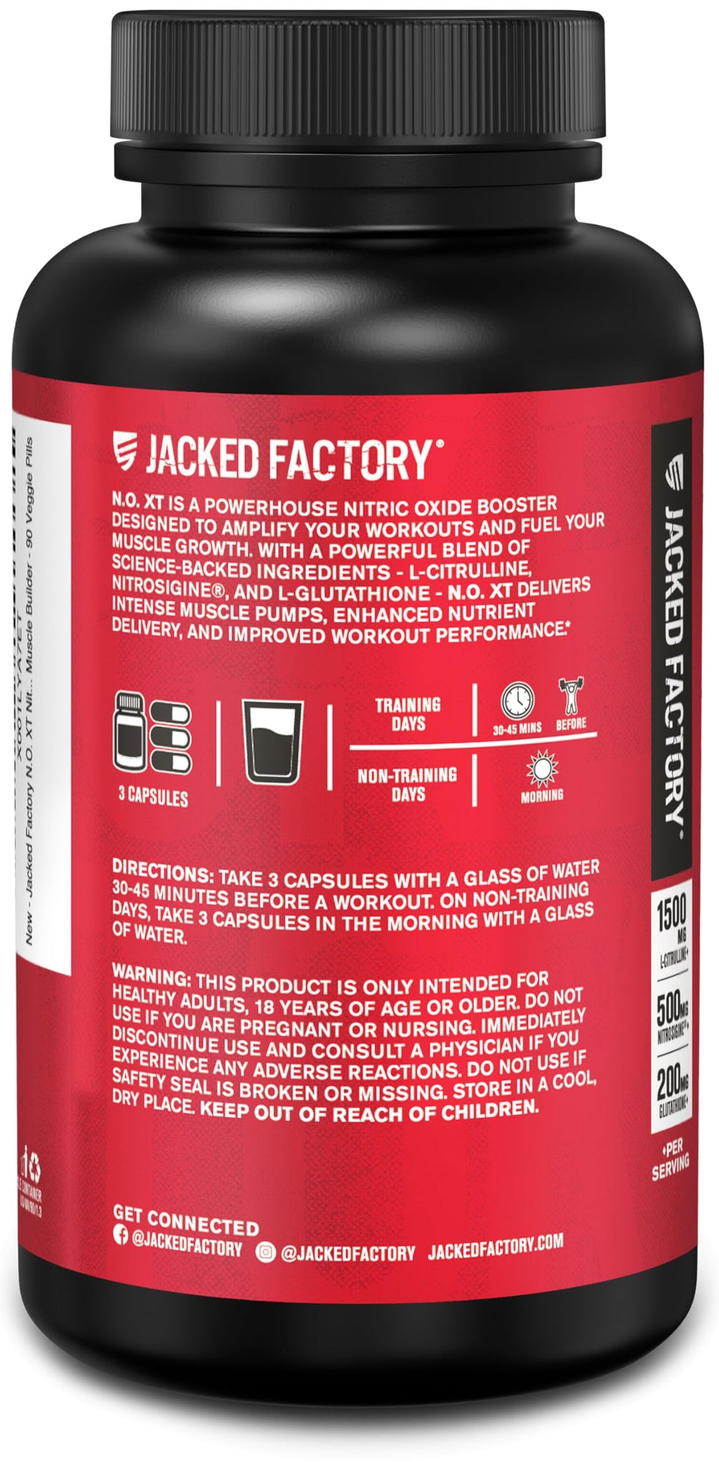 90 Caps Nitric Oxide Supplement W8078
