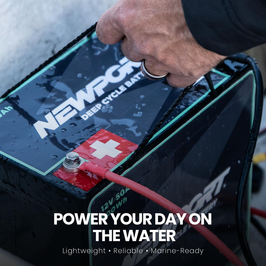 12V50Ah Deep Cycle Sealed AGM Marine Battery H384
