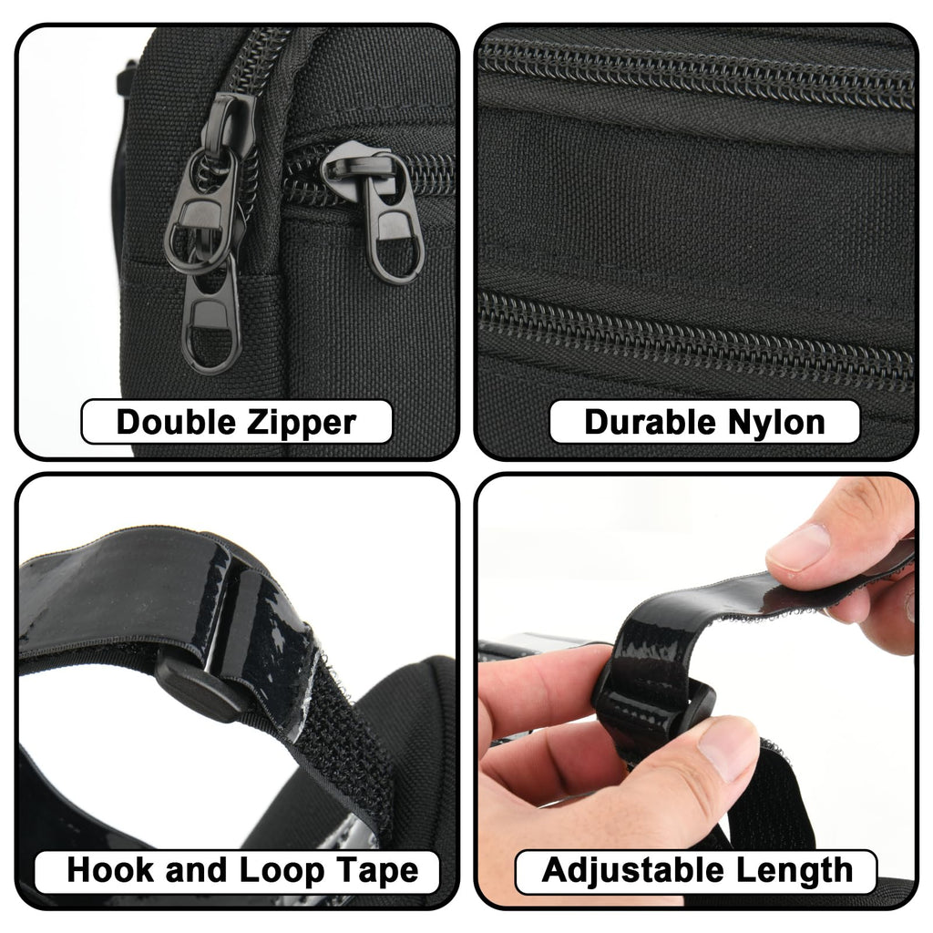 Horse Saddle Bag with Pommel Pocket and Cell Phone Holder L5596