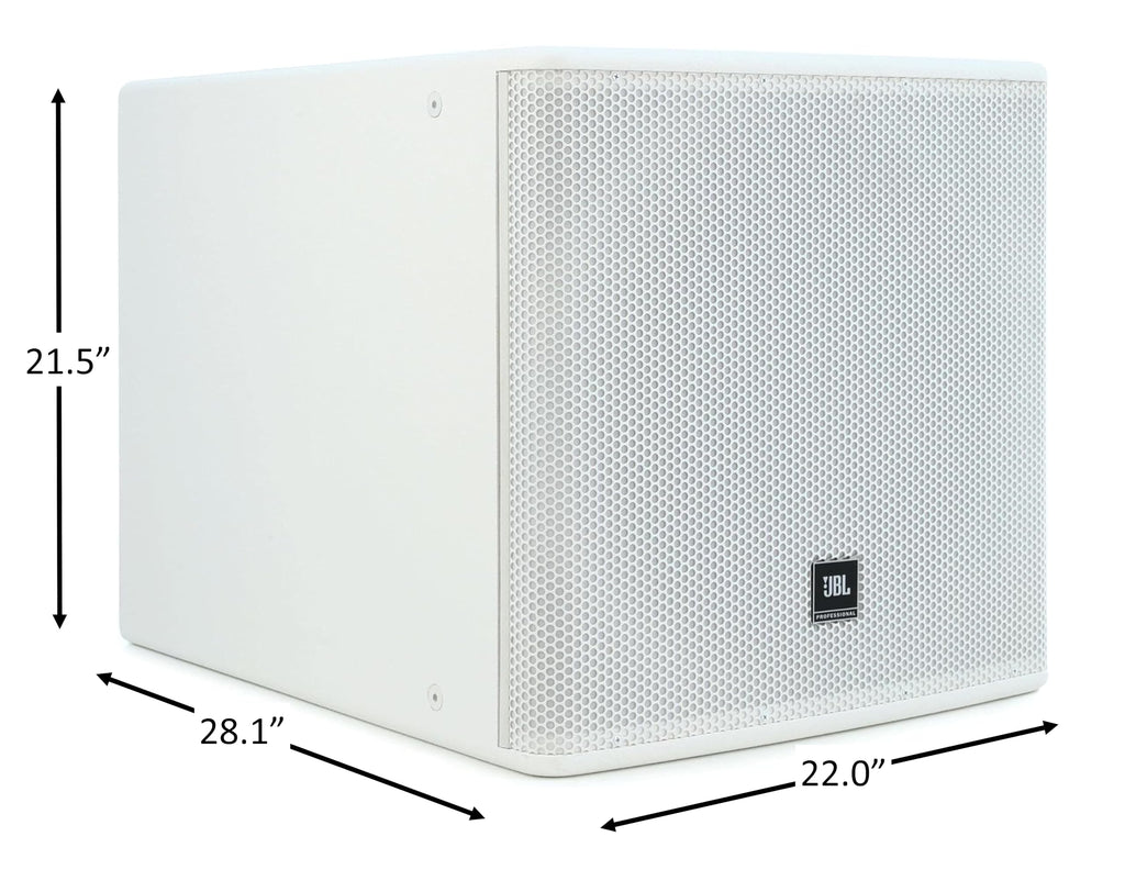 White 18-Inch High Power Subwoofer System Y377673