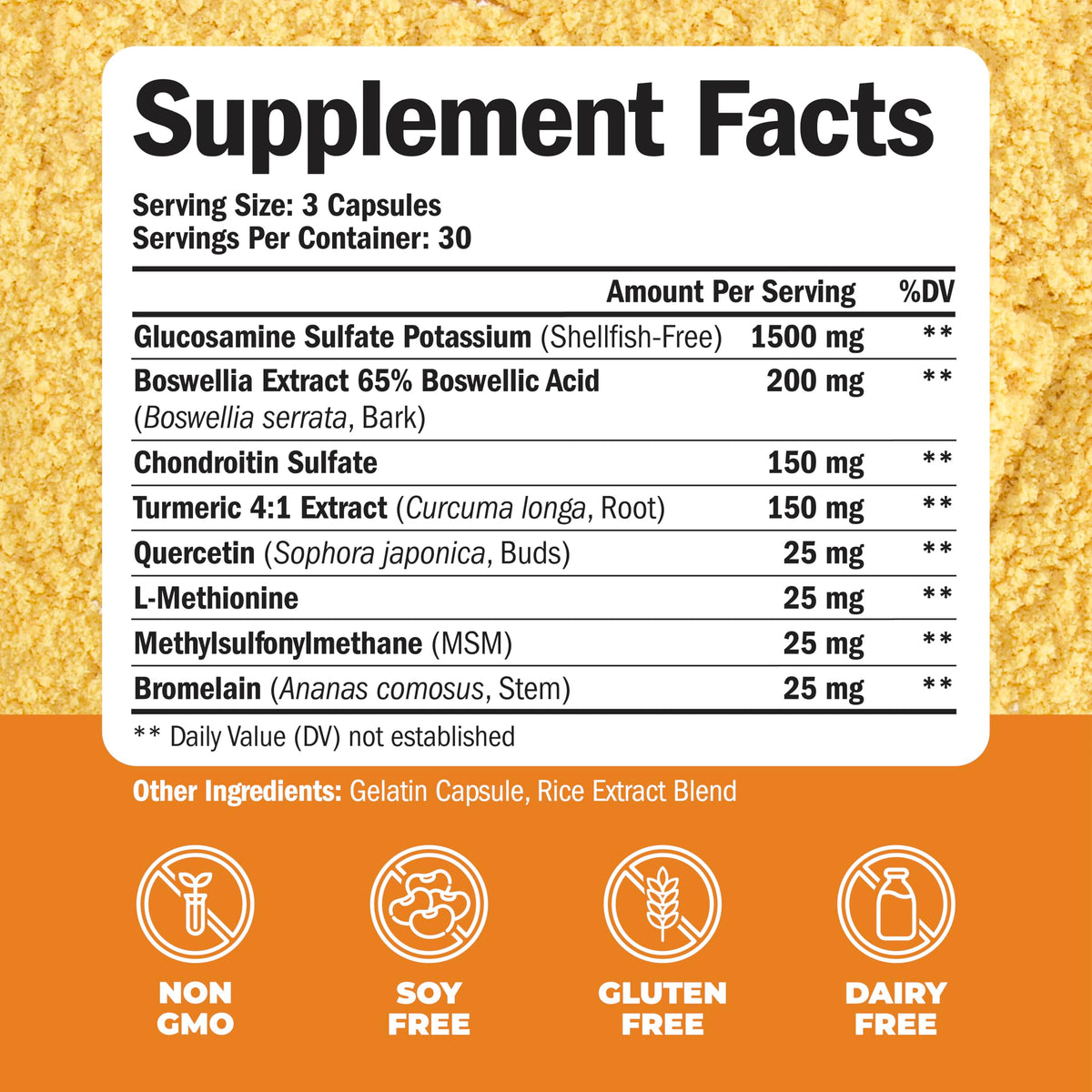Turmeric Curcumin Supplement with Boswellia Serrata Extract O191473