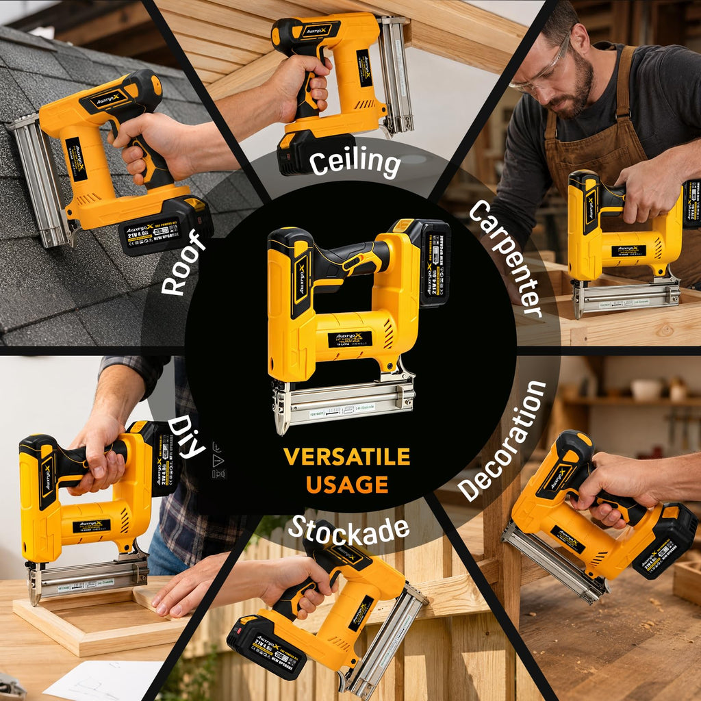 Cordless Brad Nailer 2-in-1 18 Gauge Electric Nail Gun Kit N522109