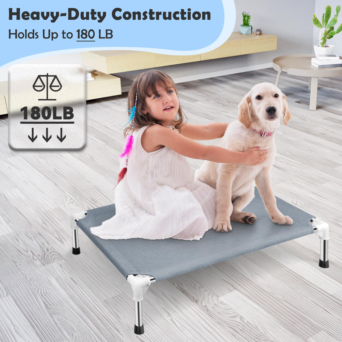 Elevated Raised Dog Bed O58435