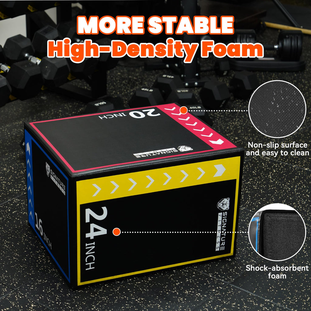 3-in-1 Foam Plyometric Jump Box E56788