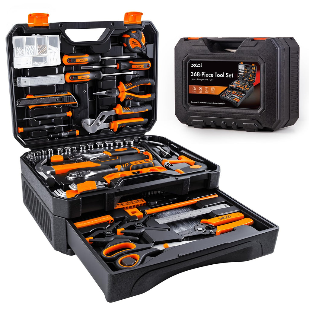 368 Piece Home Repair Tool Kit with Drawer Toolbox S915961