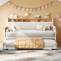 White Daybed with Trundle T98223
