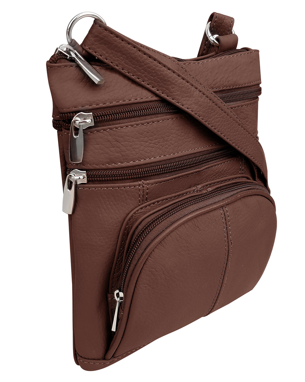 Brown Cross Body Purse Bag Q1523