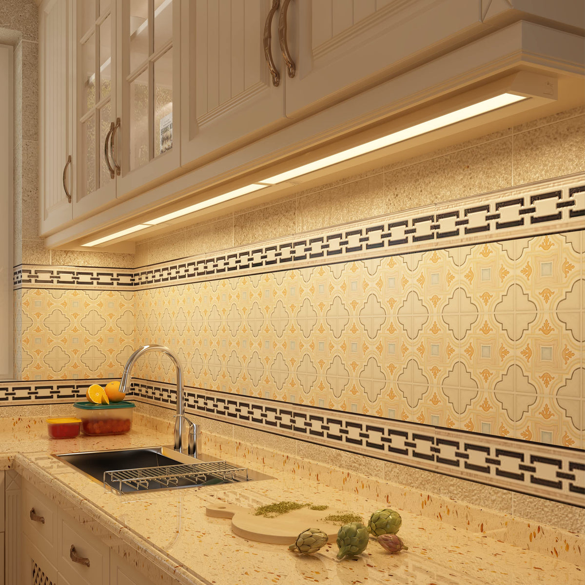 24-Inch Swivel LED Under Cabinet Light, 3-CCT Selectable, White X8215