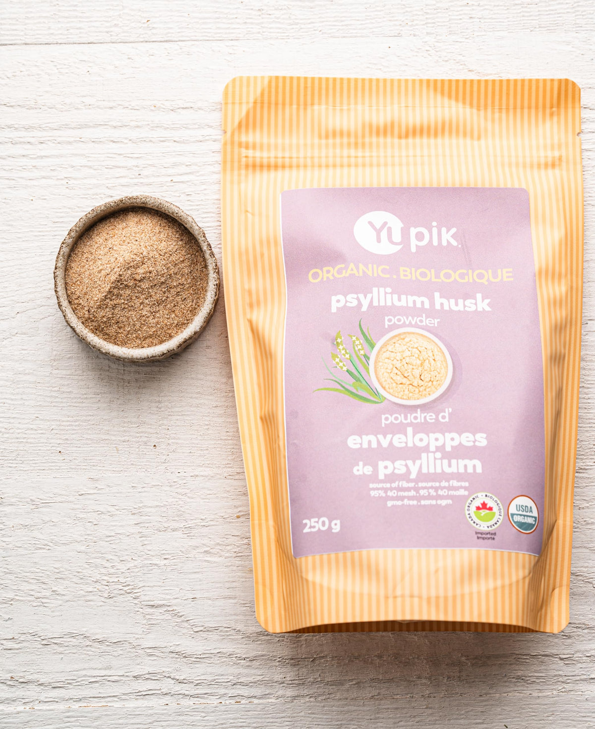 Organic Whole Husk Psyllium 8.8 Oz K424
