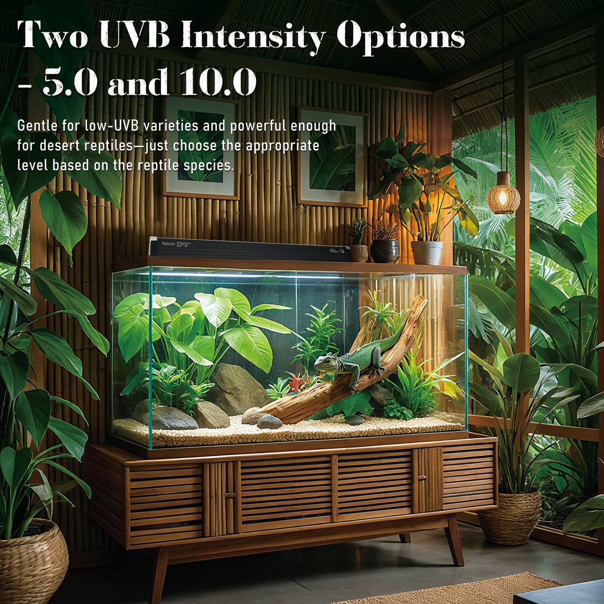 T5 HO UVB 5.0 Light Fixture with Tube L128