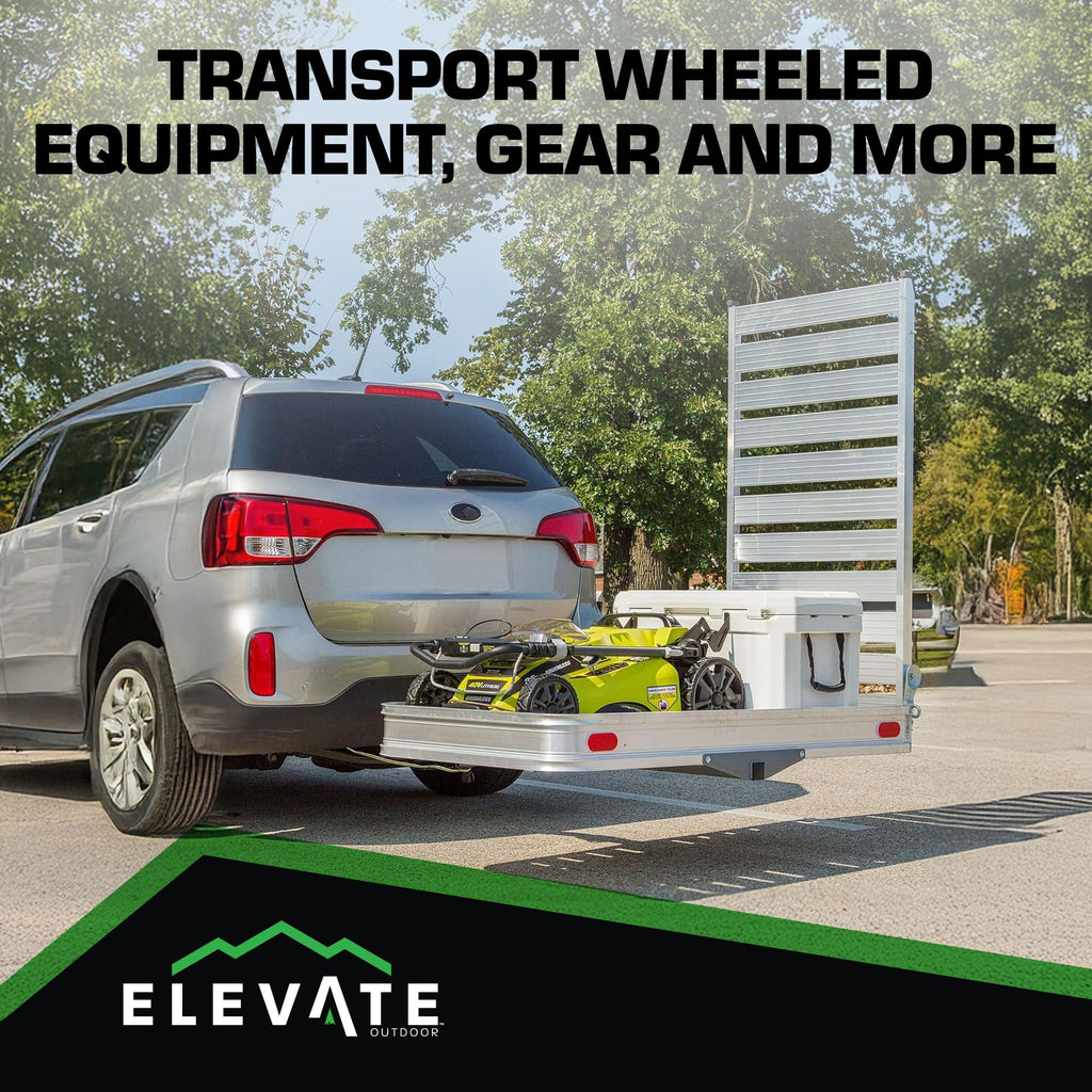 Hitch Cargo Carrier with Ramp Z2619