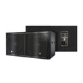 Active Powered PA DJ Subwoofer Cabinet Dual 18 inch 5000W with Class-D Amplifier, Black U8733