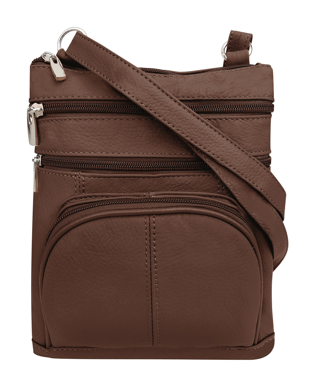 Brown Cross Body Purse Bag Q1523